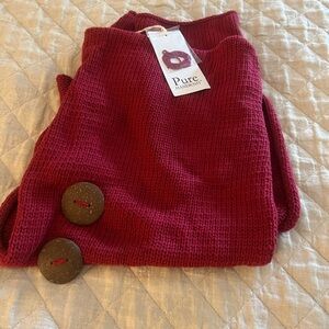 PURE Handknit scarf new